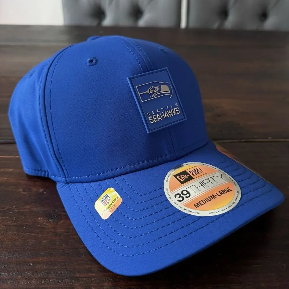 Seattle Seahawks New Era Retro Sideline Performance 39THIRTY Fitted Hat